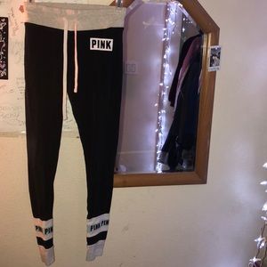 Pink yoga skinny leggings